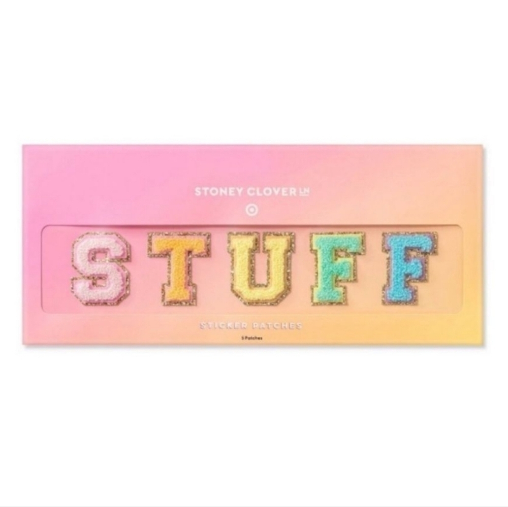 Stoney Clover STUFF Letter Patches